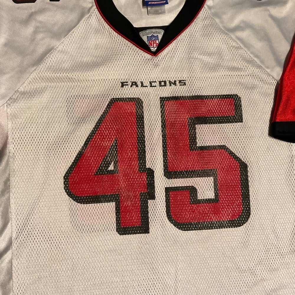 Reebok Equipment NFL Falcons # 45 Duckett Jersey Size Large - Picture 4 of 14
